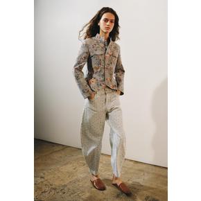 (ZARA 자라) 자카드 블레이저 ZW 컬렉션 6895 250 419