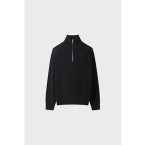 [여주점] [이로] 남성 EUGEN 울 캐시미어 하프집업 니트 IQWBW24723BKX