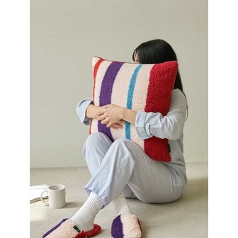 오리고 플리스 쿠션커버 50x50 7 color