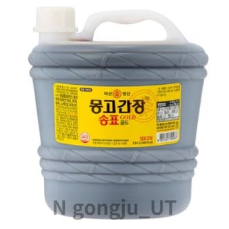  몽고간장 송표 골드 단체급식 식당 양조간장 3.8L 1개