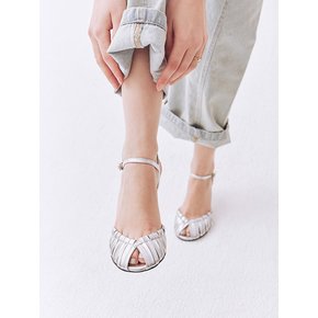 Sunny Multi Strap Sandals - Silver