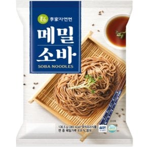 이가자연면 메밀소바 생면 136.5g x 8개입