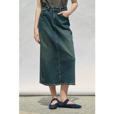 BCBG 올앤선드리 I 인디고 데님 JK (A5M4I296)