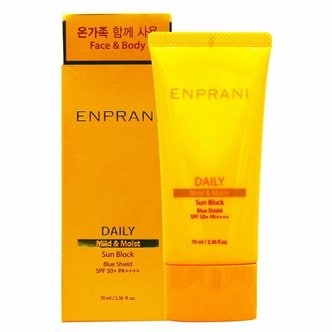  엔프라니 데일리 선블록크림 SPF50+/PA++++70ml (WBA99E8)