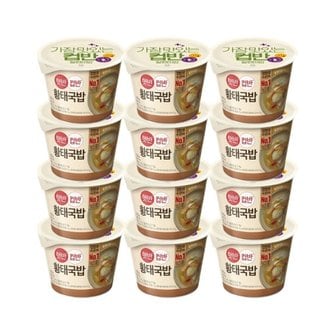 CJ제일제당 햇반 컵반 황태국밥 170g x12개