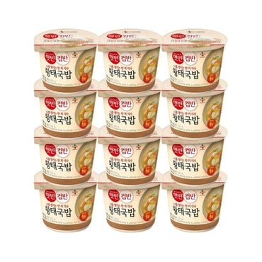 CJ제일제당 햇반 컵반 황태국밥 170g x12개