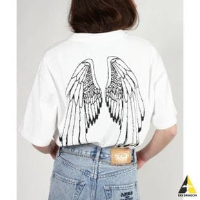 ARIES (U) 엔젤 SS 티 화이트 ANGEL TEE white