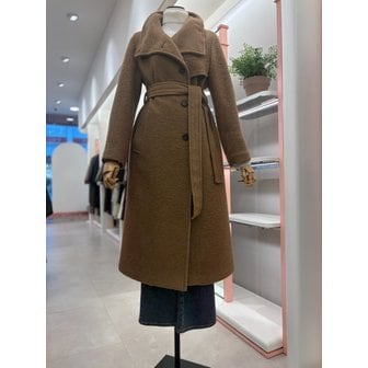 잇미샤 [여주점] 여성 하이넥 싱글브레스티드 울 코트(ITPCWHC710)