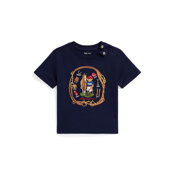 랄프 로렌 베이비 남아 폴로 베어 코튼 저지 티(CWPOTSHI8020431410)