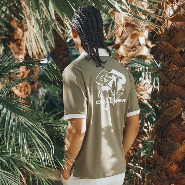 [부산점] CLGR 등판빅로고 썸머쿨링 남성 반팔티셔츠 카키_CHD2MST0242KH