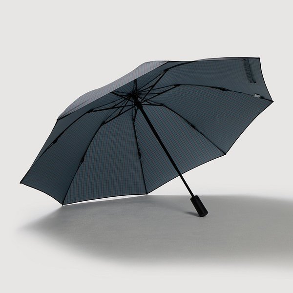 거꾸로 접히는 완전자동 3단 우산_블랙 체크 J646901001399