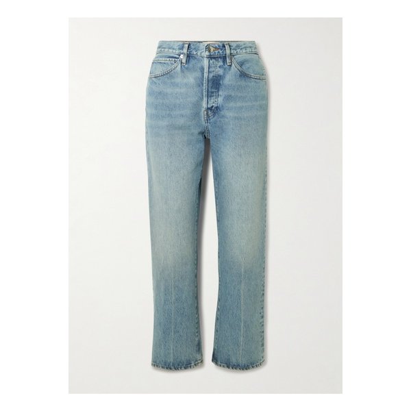 더 버티컬 크롭 하이라이즈 스트레이트 진 미드 데님 46376663162833437