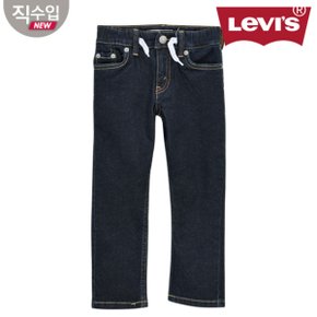 주니어 밴딩 데님 조거 팬츠_P300607760
