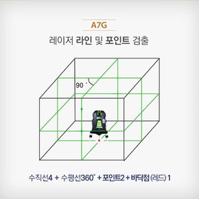 A7G 전자센서라인레이저(4V4H1D/2P/30mW)