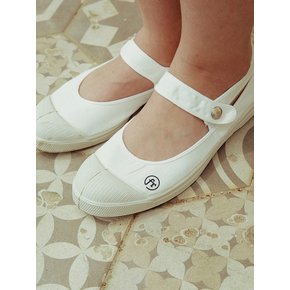 [X BENSIMON] Mary Jane Logo Shoes