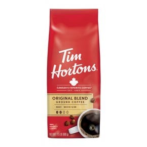 [해외직구] Tim  Hortons  팀홀튼  100  아라비카  오리지널  블렌드  미디엄  로스트  그라운드  커피  680g  백