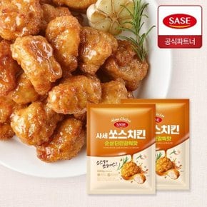 쏘스치킨 순살 단짠갈릭맛 590g 2개