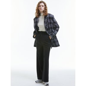 OverSize Check Blazer [Black]