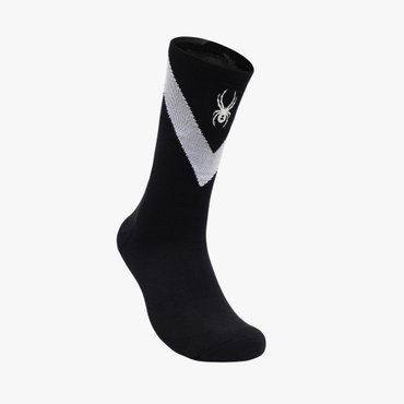 스파이더 공용 심플 V 로고 양말 SPHPANSC301UBLK