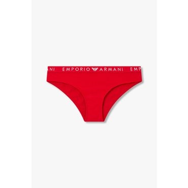 EMPORIO ARMANI 여성 풀 로고 밴딩 브리프 (0824311528)