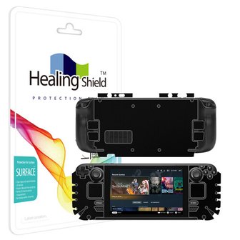 Healing Shield 밸브 스팀덱 OLED 블랙 외부보호필름 세트