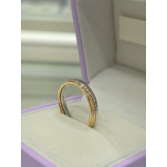 골든듀 [파주점] 데스티노(남) 남자반지/커플링반지 WG+PG(콤비컬러) 18k 281300027