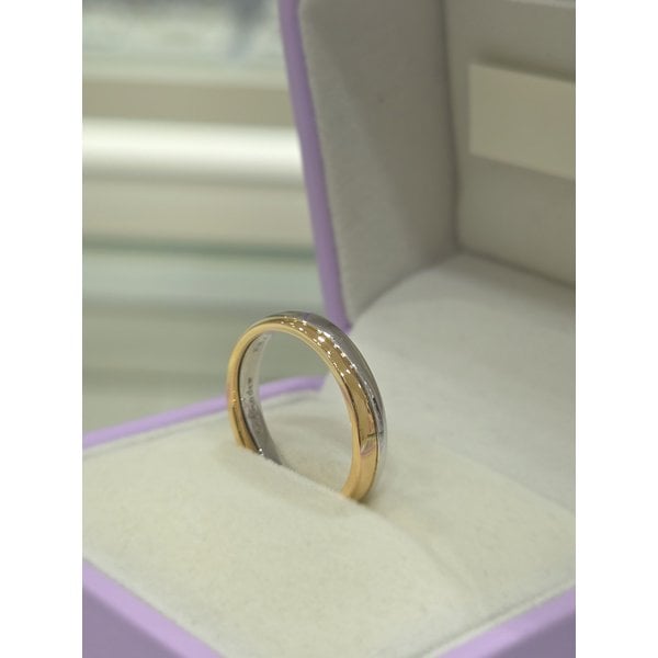 [파주점] 데스티노(남) 남자반지/커플링반지 WG+PG(콤비컬러) 18k 281300027