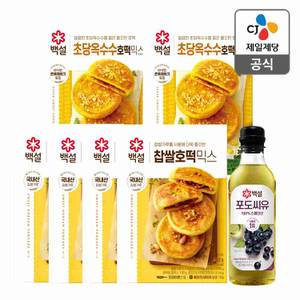 CJ제일제당 국민간식KIT(호떡믹스6개 포도씨유1개)