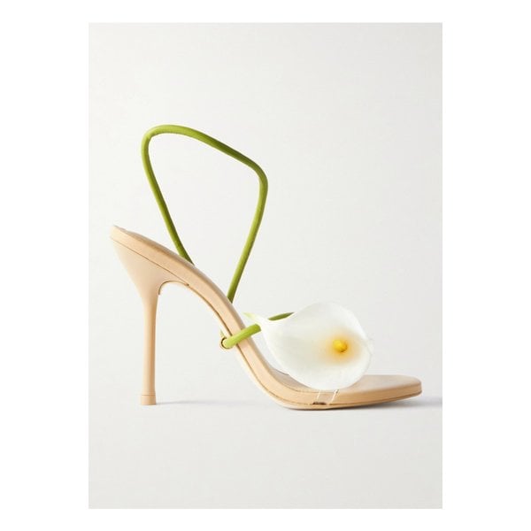 캐시디 PVC 트림 가죽 샌들 46376663162914392