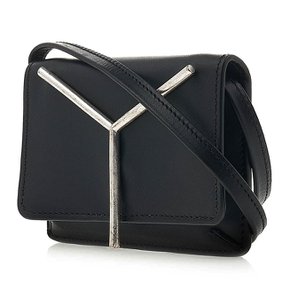 [Y프로젝트] WBAG16S23S27 BLACK SILVER 남성 Y로고 크로스백