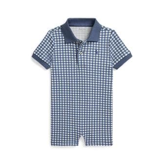 폴로 랄프 로렌 랄프 로렌 베이비 남아 깅엄 소프트 코튼 폴로 쇼트올(CWPOOPCIC720336999)