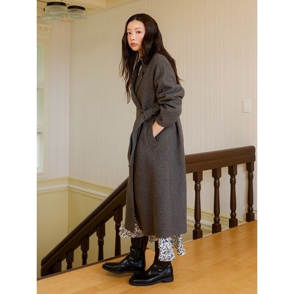 오버핏 테일러드 롱코트 OW5WHA570