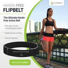 [FlipBelt] 웨스트 파우치 FlipBelt 엘리트 Jet Black