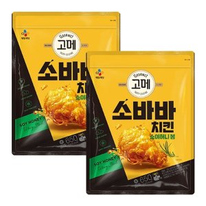 CJ제일제당 고메 소바바치킨 소이허니봉 650G x 2봉