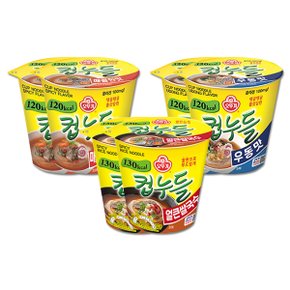 [오뚜기] 컵누들 매콤한맛X2개+우동맛X2개+얼큰쌀국수X2개 (총6개)