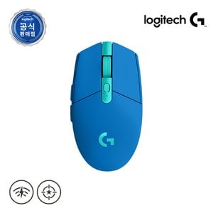 Logitech 로지텍코리아 로지텍G G304  Lightspeed 무선 게이밍 마우스 블루