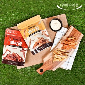 바다마음 황태스낵 빠삭황 달콤한맛 매콤한맛 60g 콤보세트 4봉