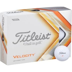 일본 타이틀리스트 골프공 TITLEIST 2022 VELOCITY Golf Balls 1 Dozen Pack of 12 Authentic Ja