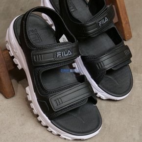 휠라 FILA 트레이서 샌들 F 여성 스포츠 샌들 슬리퍼 블랙 WSS24003 014