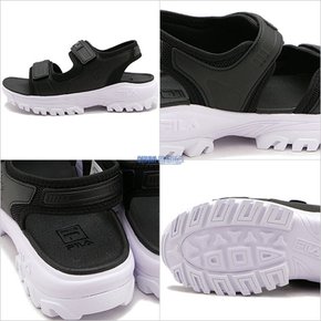 휠라 FILA 트레이서 샌들 F 여성 스포츠 샌들 슬리퍼 블랙 WSS24003 014