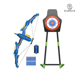 와이즈핏 빅브레인LED 양궁 풀세트 장난감 활 어린이 과녁 게임