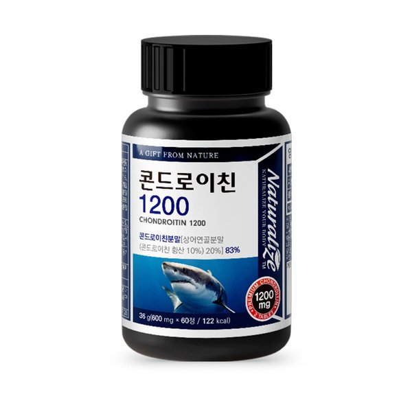 콘드로이친 1200 600mg x 60정 콘트로이친 상어 연골