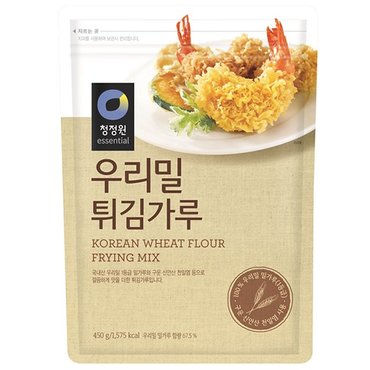 청정원 우리밀 튀김가루 450g