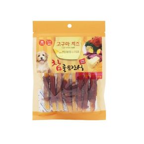 고구마치즈 100g-오리말이 1p 영양간식 애견간식