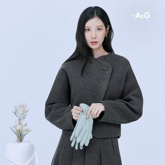 더엣지 [The AtG] 더엣지 24FW 울혼방 커브드 자켓