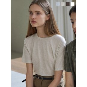 Linen t-shirt (4color)