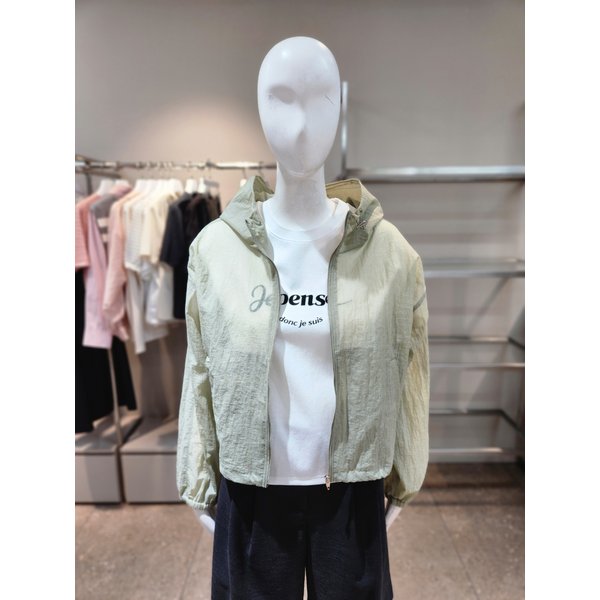 [여주점] [나이스클랍] 백프린팅 매쉬 후드 점퍼 A262PWU405