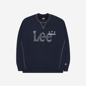 아이앱 스튜디오 x 리 피그먼트 스웨트셔츠 인디고 네이비 IAB Studio x Lee Pigment Sweatshirt