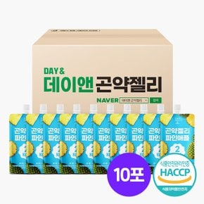 데이앤 곤약젤리 파인애플 130ml x 10팩 (벌크)