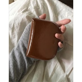 DCHO6F801W2 [닥스][ATELIER EDITION] 아뜰리에 에디션 브라운 소가죽 카드지갑